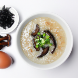 표고버섯죽 요리 이미지