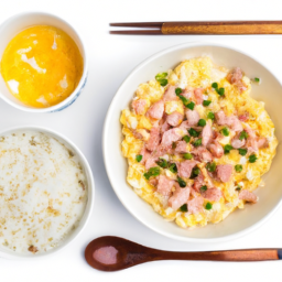 햄 계란밥