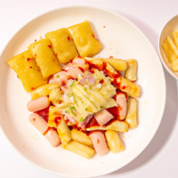 크림떡볶이