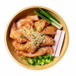 닭다리살 대파무침