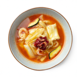 김치수제비