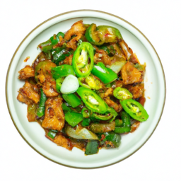 꽈리고추 삼겹살볶음