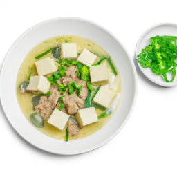 부추두부찌개