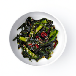 달래김무침