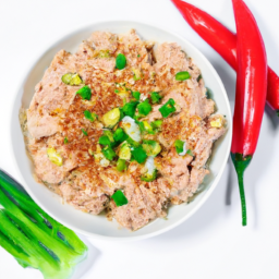 참치캔 무침 요리 이미지
