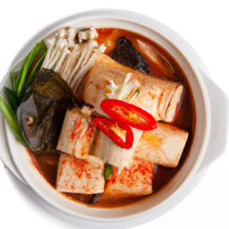 김치말이 두부찜