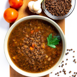 렌틸콩 토마토 수프