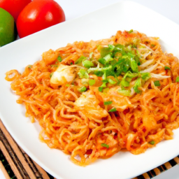토마토 계란 볶음 라면