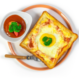 계란 피자 토스트