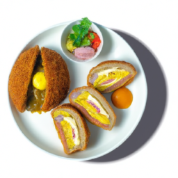 감자 카레 고로케빵
