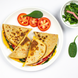 계란 토마토 퀘사디아