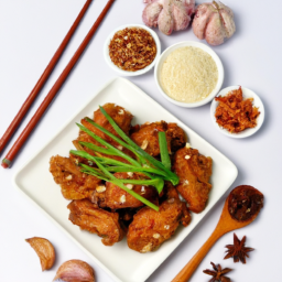 매운 양념 치킨