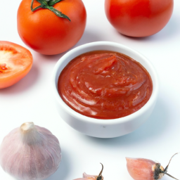 토마토 케찹 요리 이미지