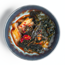 염장미역 김치