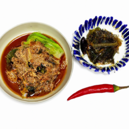 상추 참치 매운탕