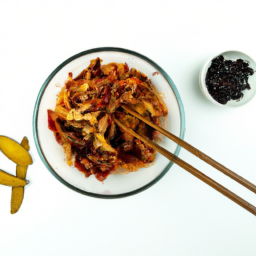 우엉김치