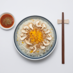 팽이버섯 계란밥