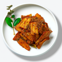 황태채 버터구이