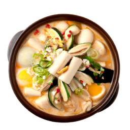 바지락순두부찌개