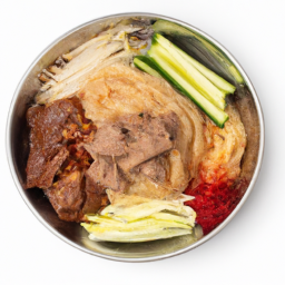 차돌박이 비빔면