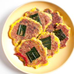 스팸깻잎전