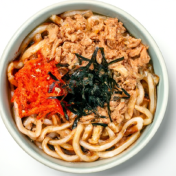 참치비빔우동
